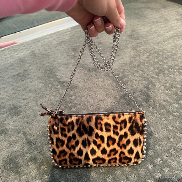 ZARA Leopard Print Clutch with Silver Hardware – Worn Once - Picture 6 of 6